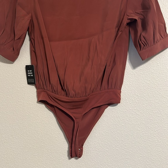 NWT Express Bodysuit Button Up Blouse - Picture 4 of 6